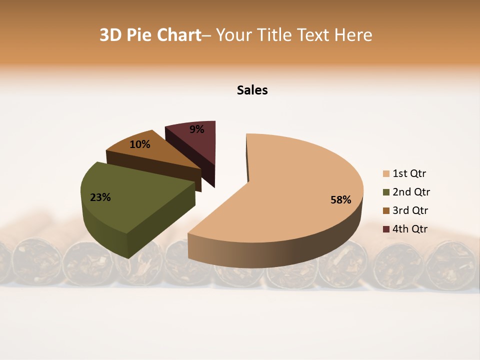 Tub Smoke Asian PowerPoint Template