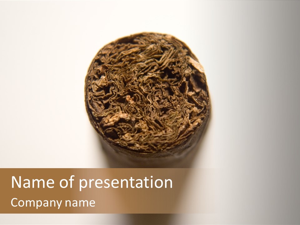 Nicotine Bad Detail PowerPoint Template