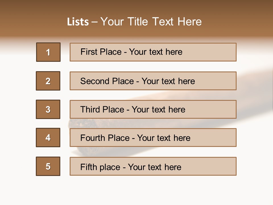 Habit Luxury Bad PowerPoint Template