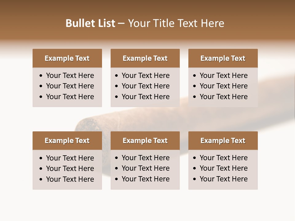 Habit Luxury Bad PowerPoint Template