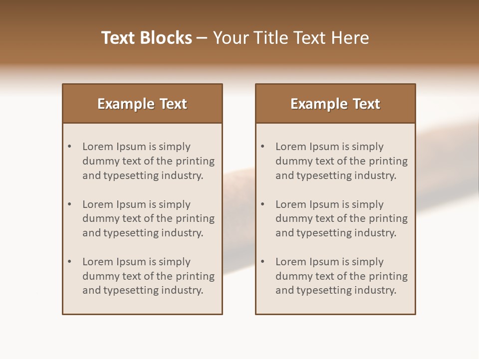 Habit Luxury Bad PowerPoint Template