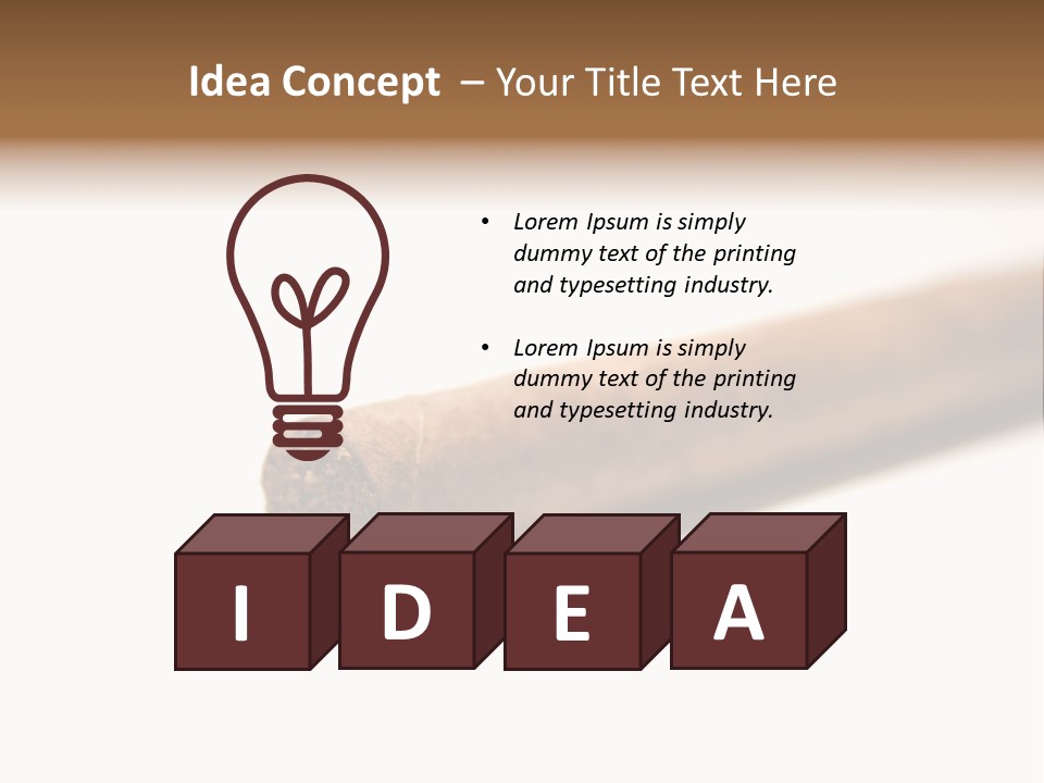 Habit Luxury Bad PowerPoint Template