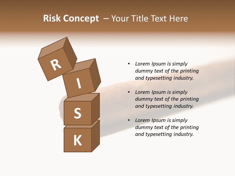 Habit Luxury Bad PowerPoint Template