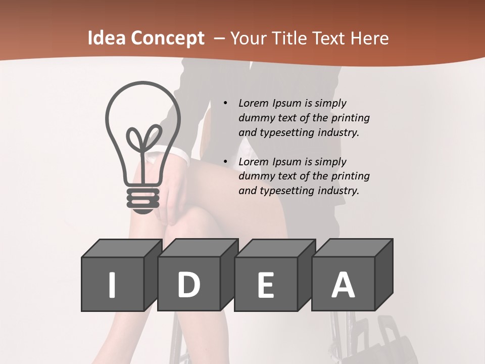 Working Called Lawyer PowerPoint Template