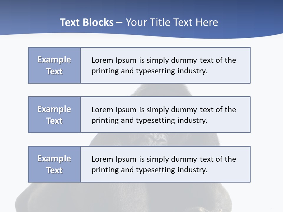 Studio Shot Lying Down Isolated On White PowerPoint Template