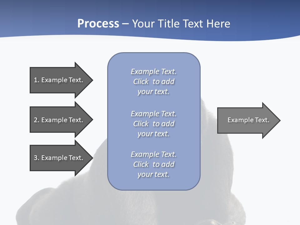 Studio Shot Lying Down Isolated On White PowerPoint Template