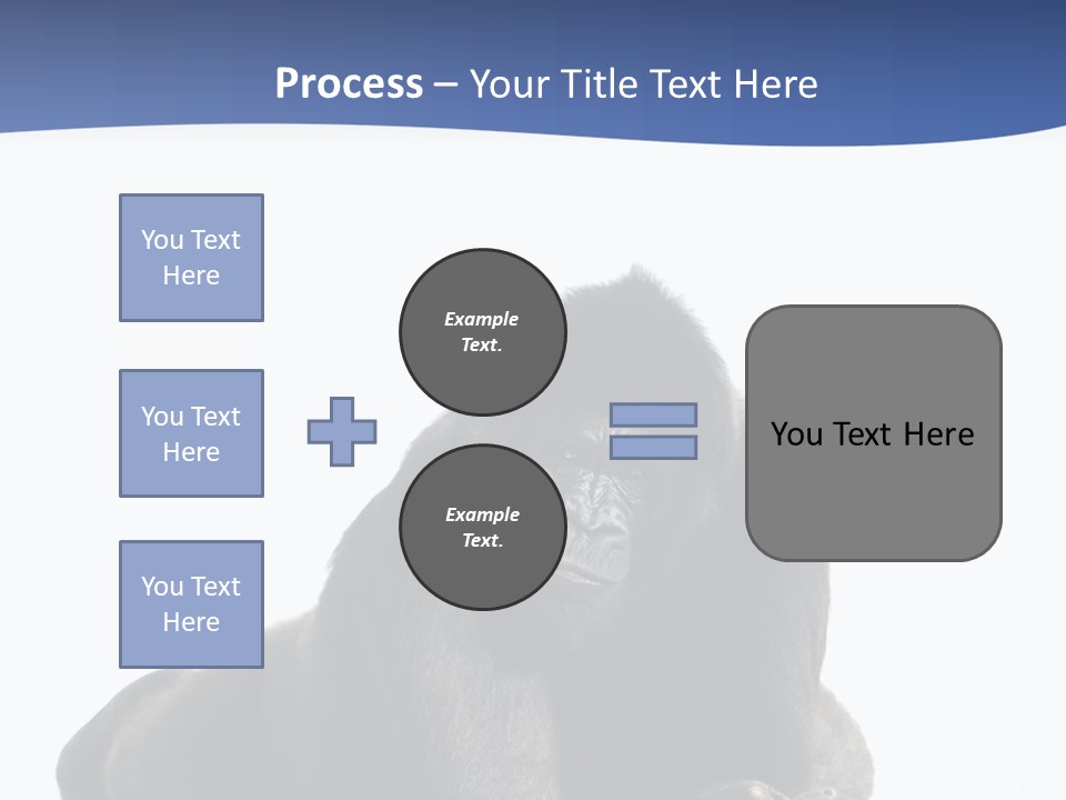 Studio Shot Lying Down Isolated On White PowerPoint Template