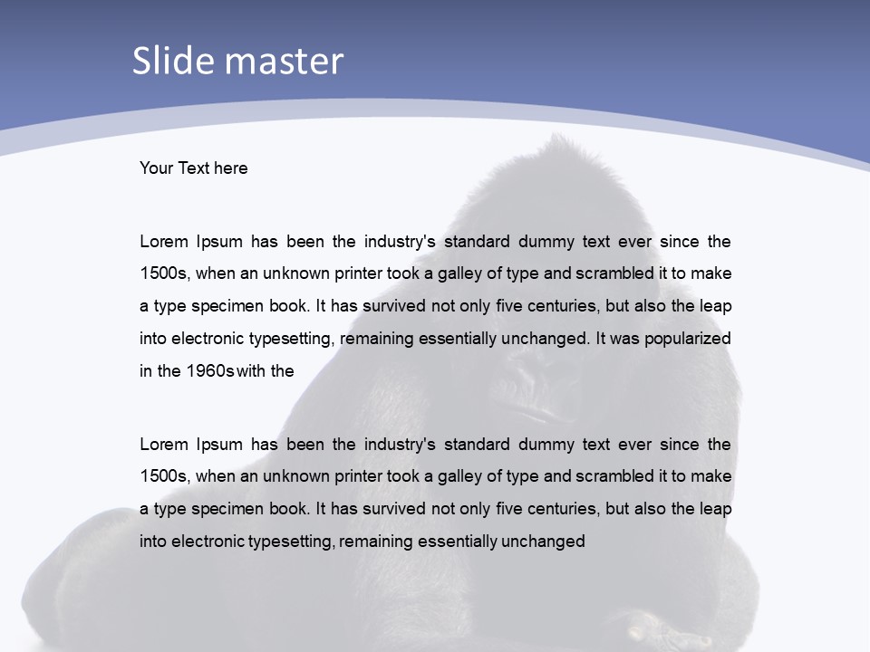 Brother Studio Shot Arm PowerPoint Template