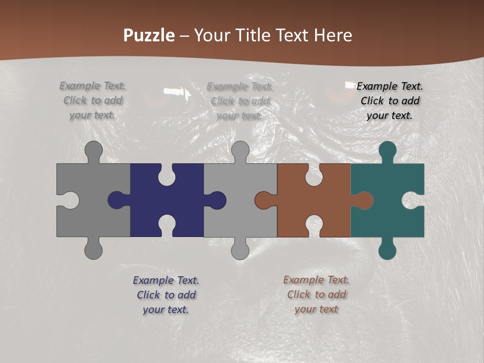 Expressive Studio Shot Isolated On White PowerPoint Template