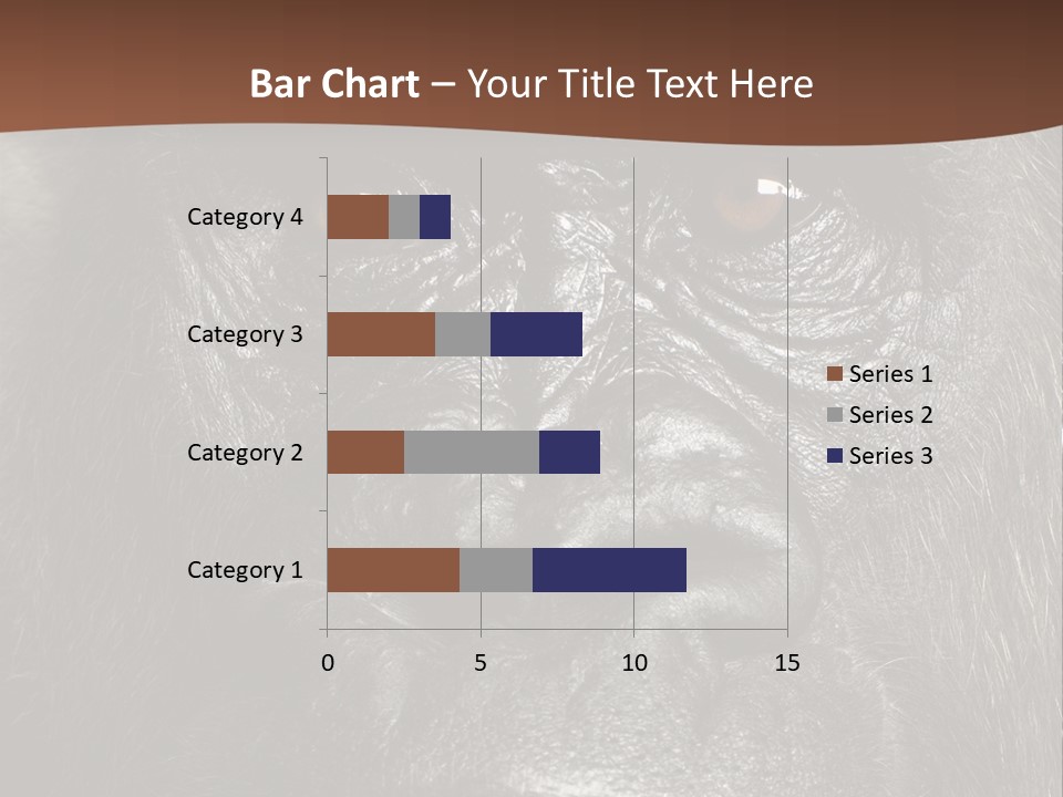Expressive Studio Shot Isolated On White PowerPoint Template