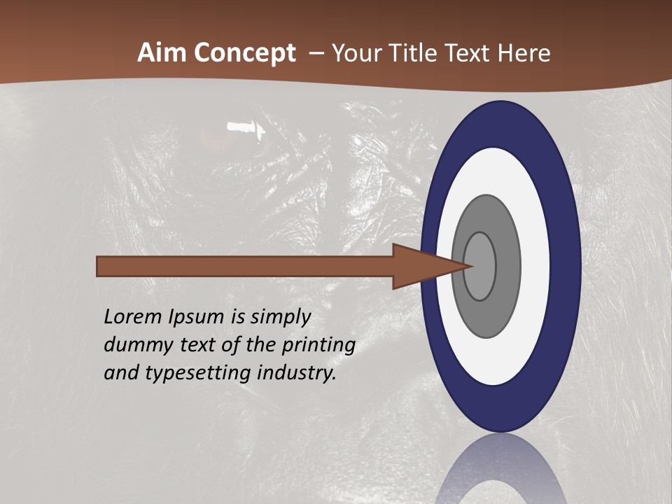 Expressive Studio Shot Isolated On White PowerPoint Template