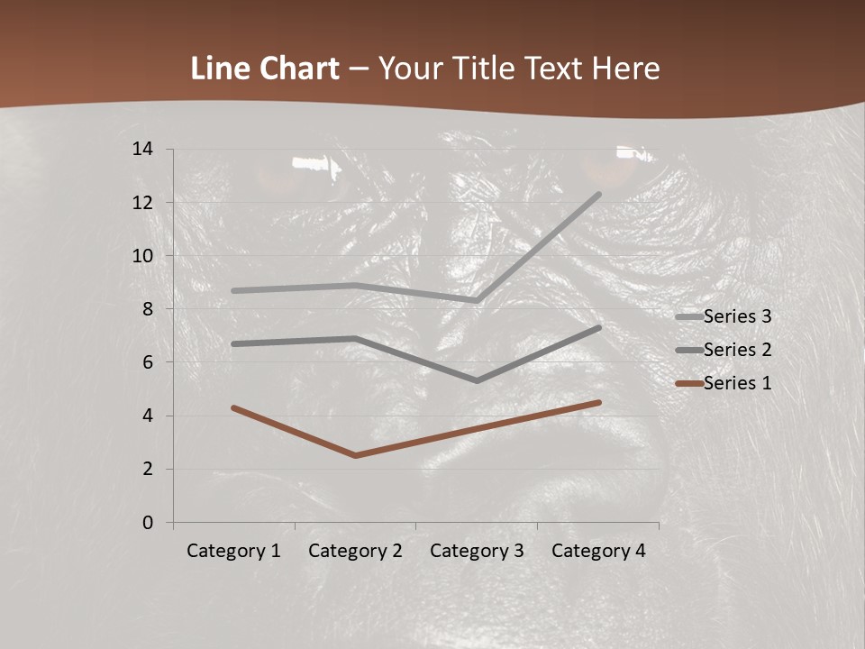 Expressive Studio Shot Isolated On White PowerPoint Template