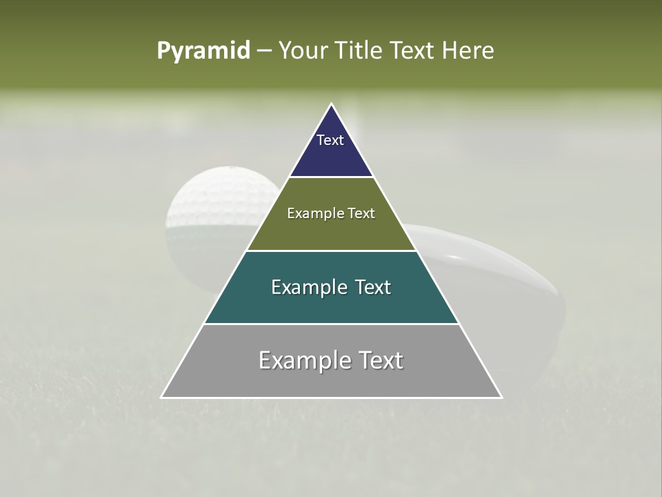 Balle Driver Balle De Golf PowerPoint Template