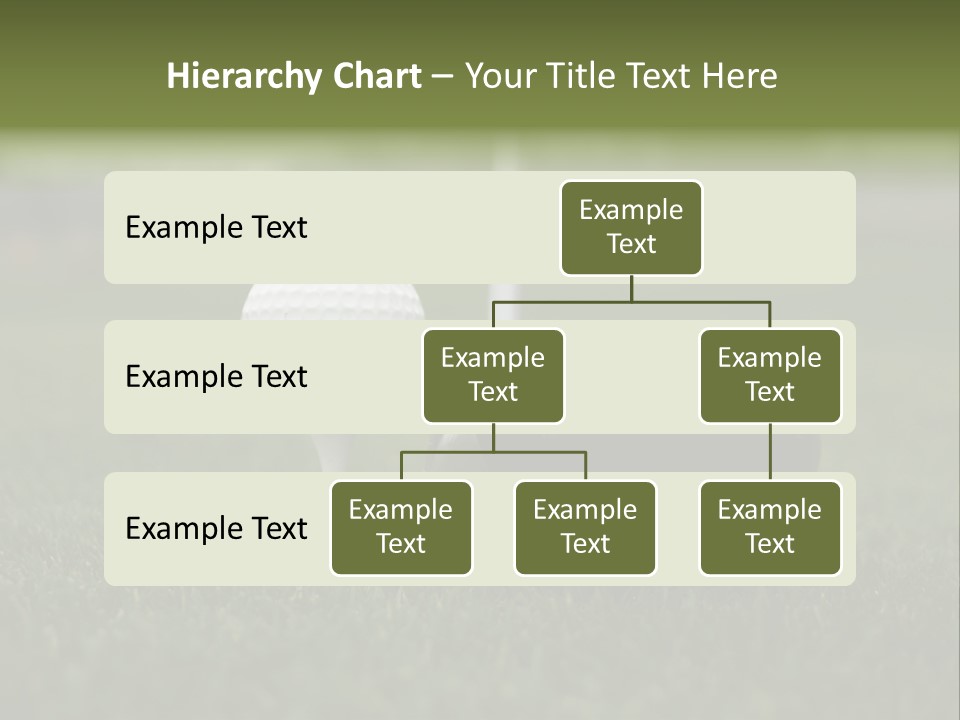 Balle Driver Balle De Golf PowerPoint Template