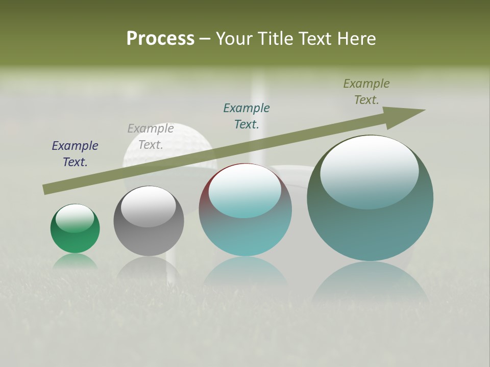 Balle Driver Balle De Golf PowerPoint Template