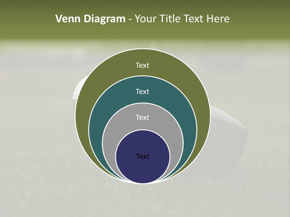 Balle Driver Balle De Golf PowerPoint Template