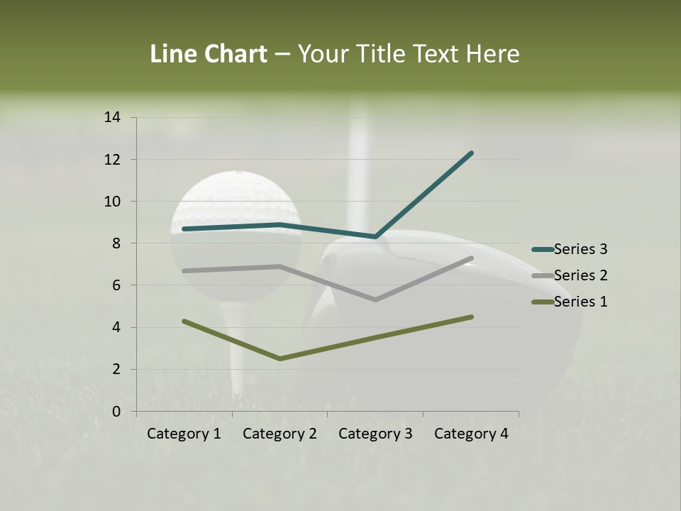 Balle Driver Balle De Golf PowerPoint Template