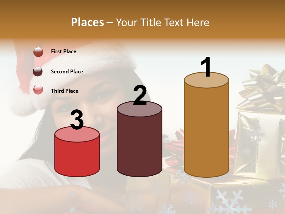 Latina Holiday Hat PowerPoint Template