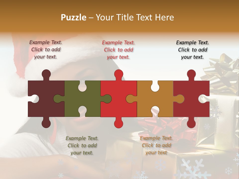 Latina Holiday Hat PowerPoint Template
