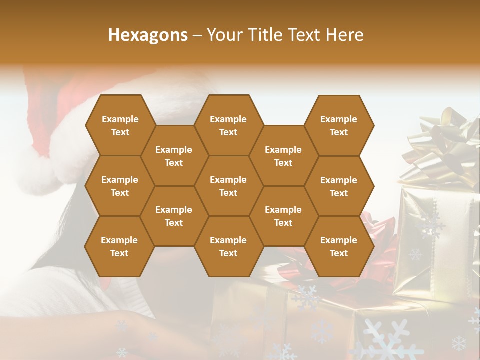 Latina Holiday Hat PowerPoint Template