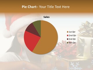 Latina Holiday Hat PowerPoint Template