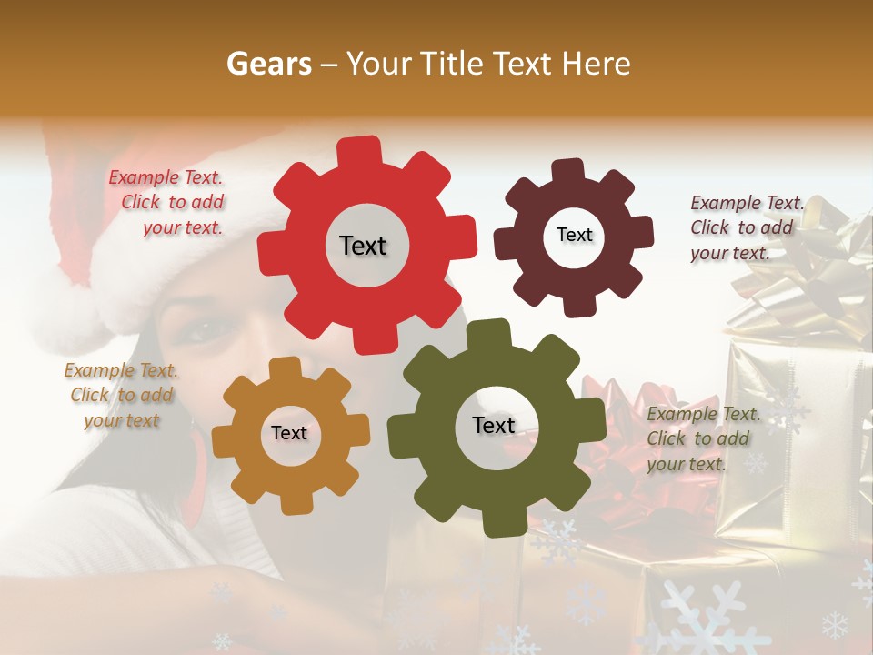 Latina Holiday Hat PowerPoint Template