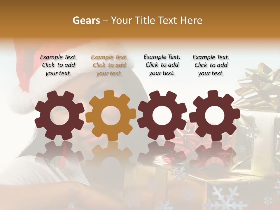 Latina Holiday Hat PowerPoint Template