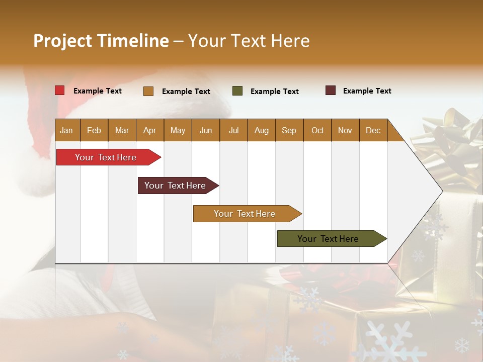 Latina Holiday Hat PowerPoint Template