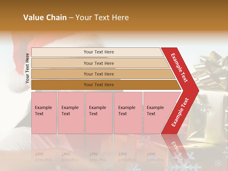 Latina Holiday Hat PowerPoint Template