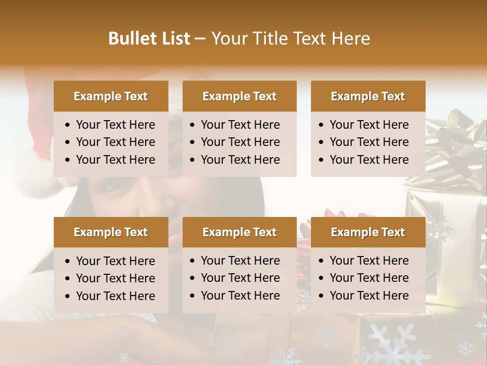 Latina Holiday Hat PowerPoint Template