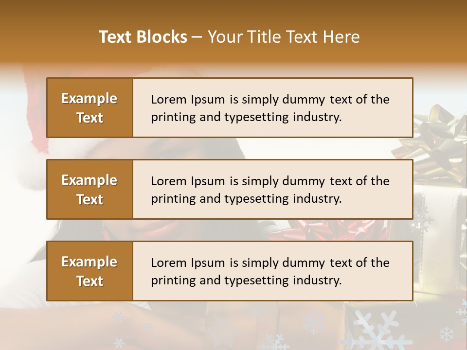 Latina Holiday Hat PowerPoint Template