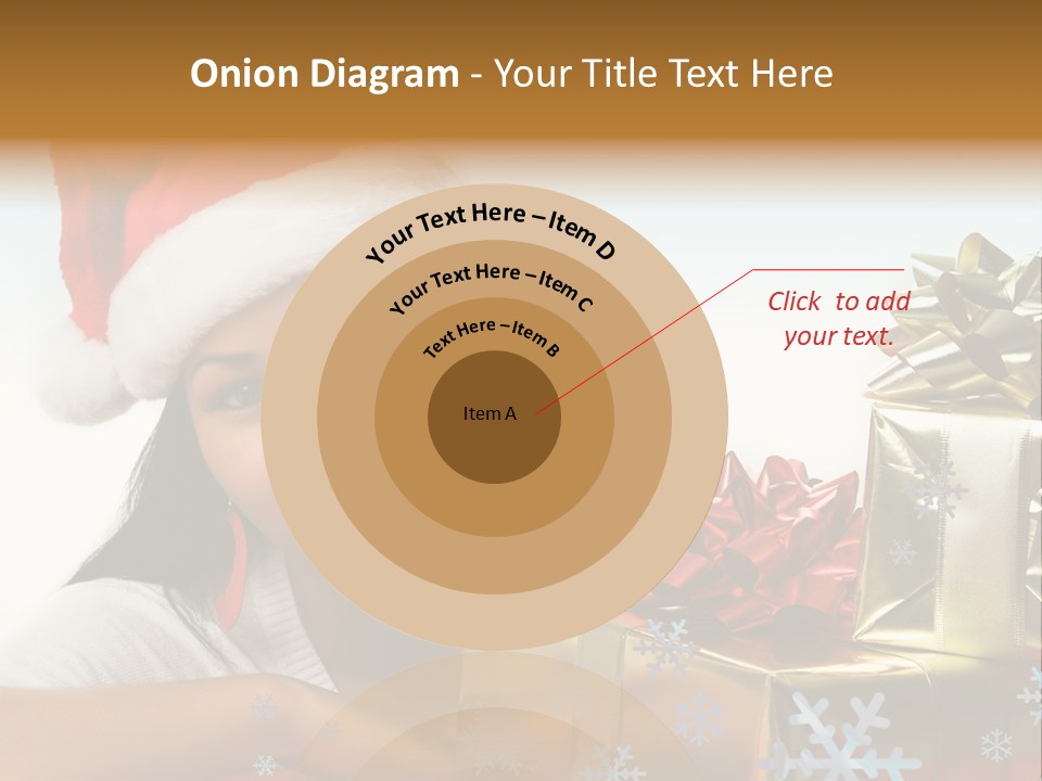 Latina Holiday Hat PowerPoint Template