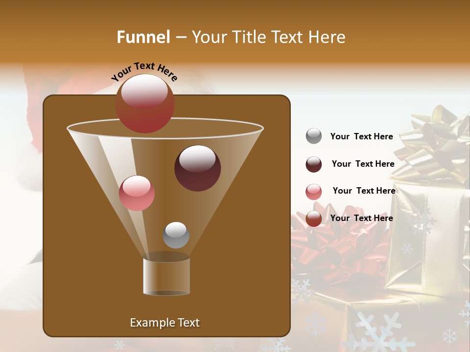 Latina Holiday Hat PowerPoint Template