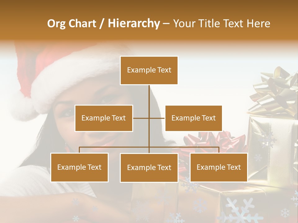 Latina Holiday Hat PowerPoint Template