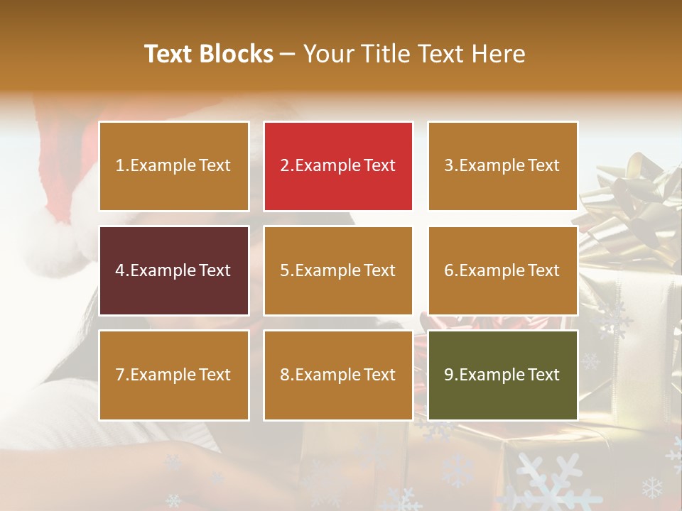 Latina Holiday Hat PowerPoint Template