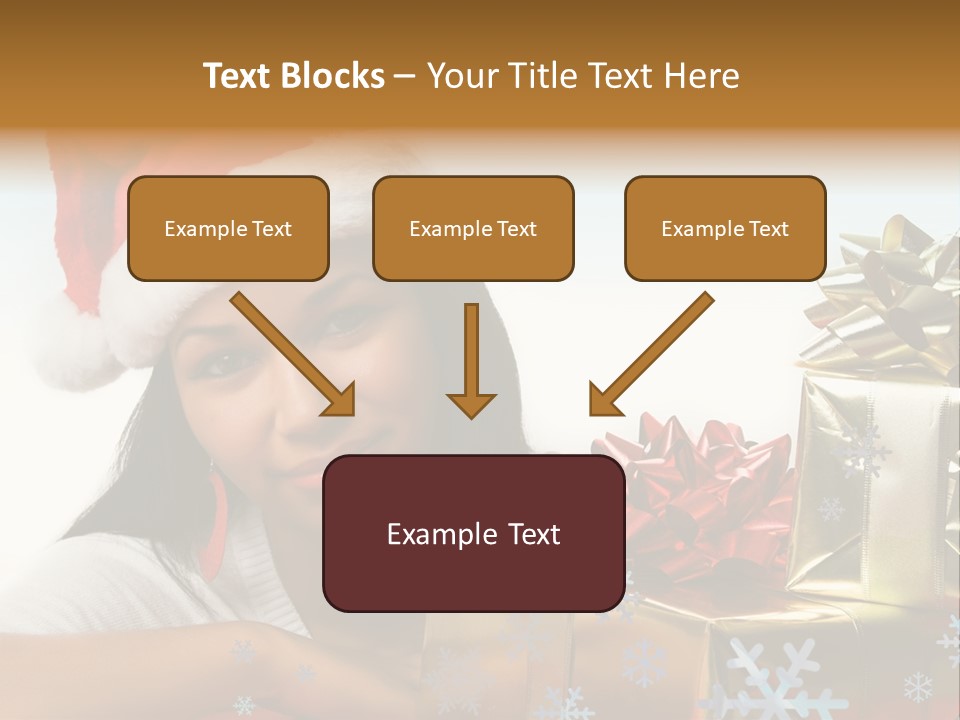 Latina Holiday Hat PowerPoint Template