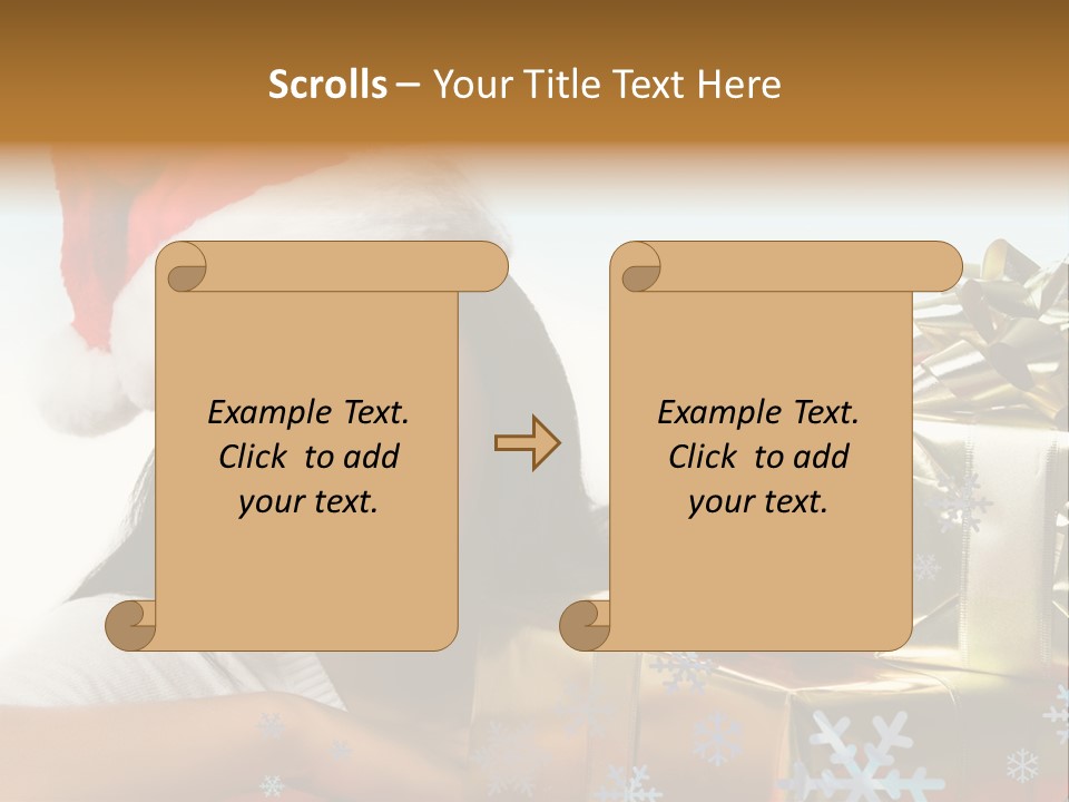 Latina Holiday Hat PowerPoint Template