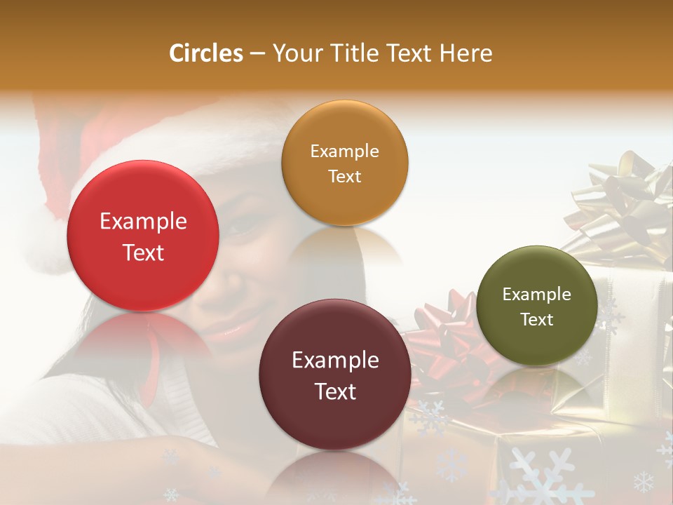 Latina Holiday Hat PowerPoint Template