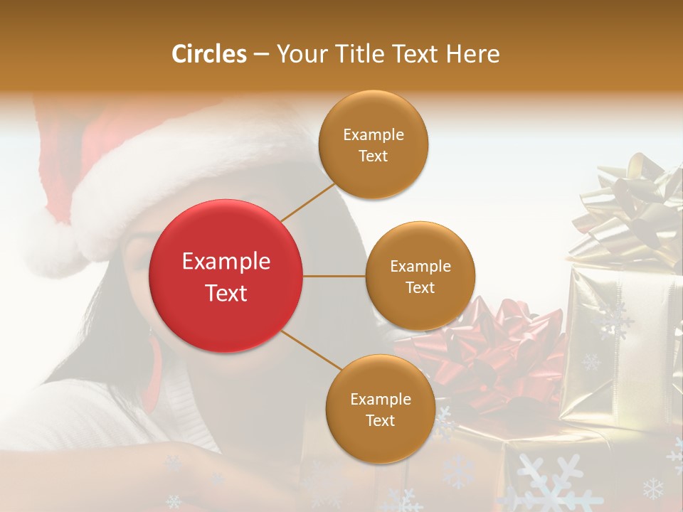 Latina Holiday Hat PowerPoint Template