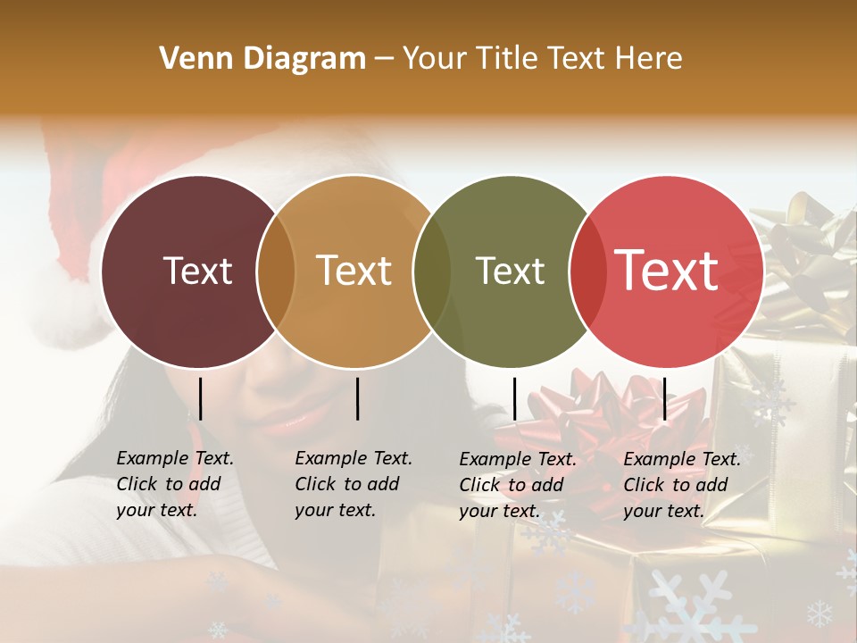 Latina Holiday Hat PowerPoint Template