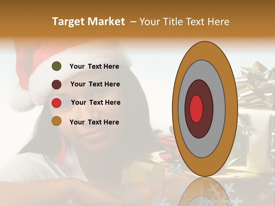 Latina Holiday Hat PowerPoint Template