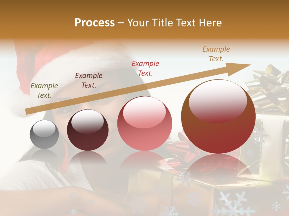 Latina Holiday Hat PowerPoint Template