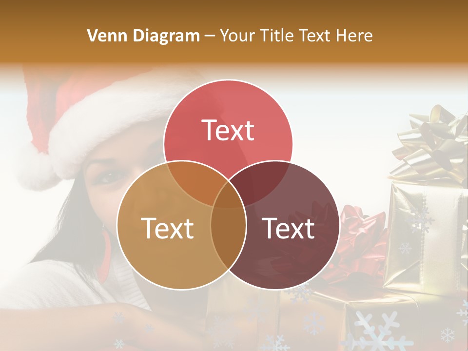 Latina Holiday Hat PowerPoint Template