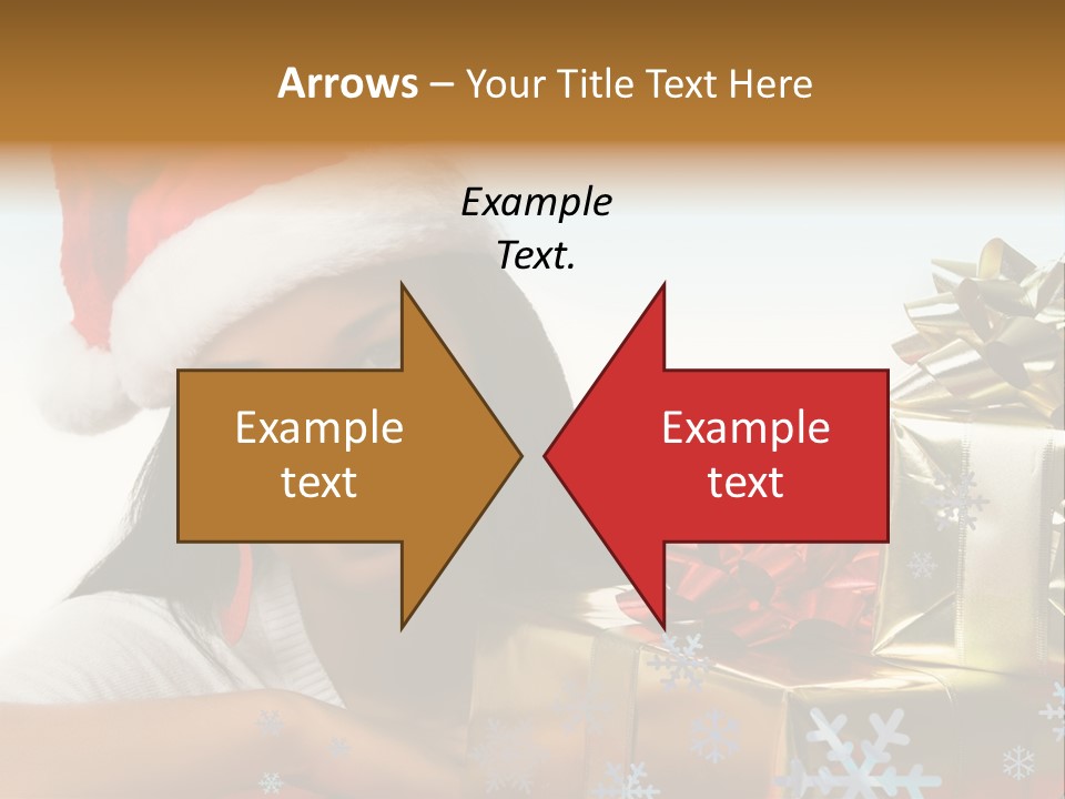 Latina Holiday Hat PowerPoint Template