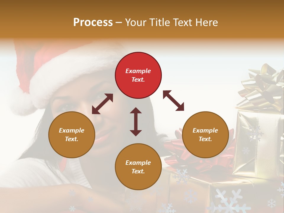 Latina Holiday Hat PowerPoint Template