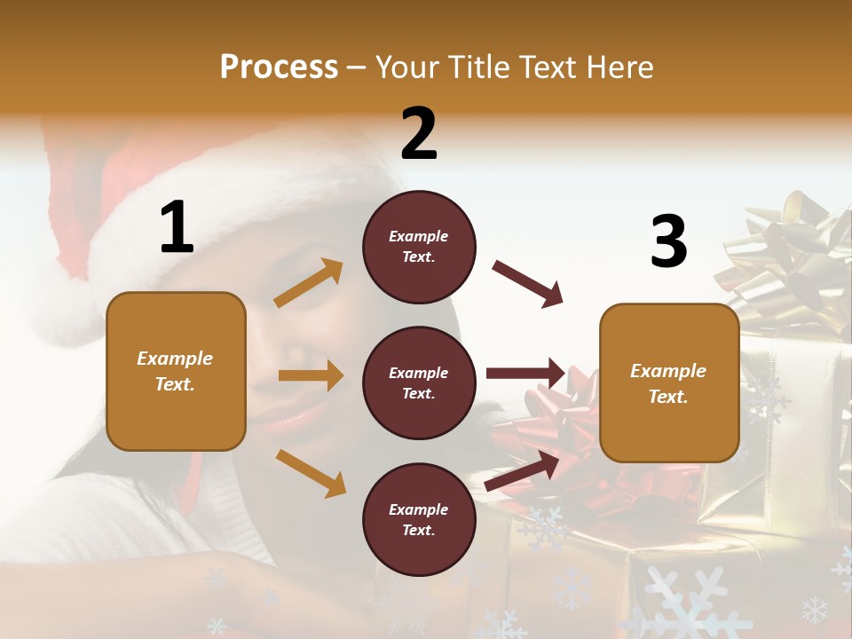 Latina Holiday Hat PowerPoint Template