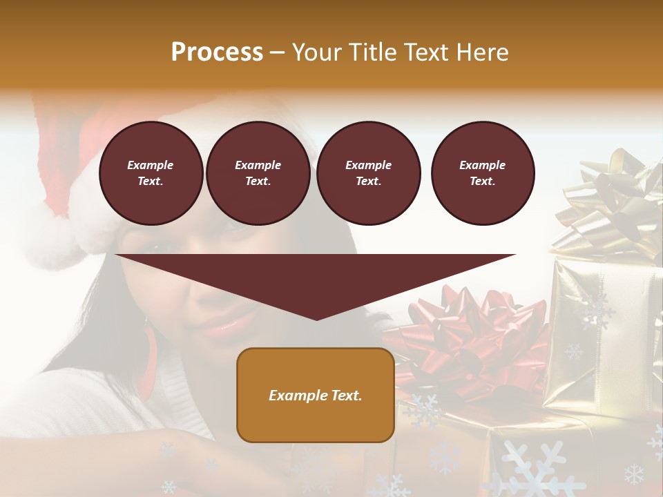 Latina Holiday Hat PowerPoint Template