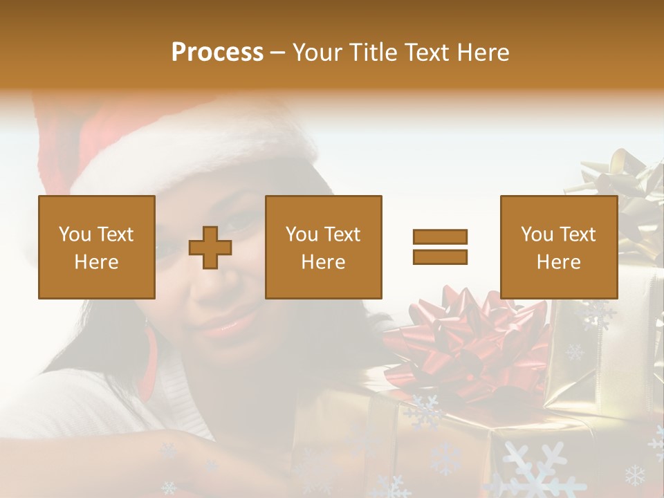Latina Holiday Hat PowerPoint Template
