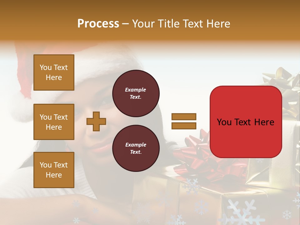 Latina Holiday Hat PowerPoint Template