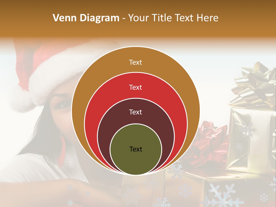 Latina Holiday Hat PowerPoint Template
